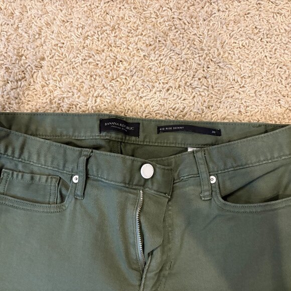 Olive Skinny Pants - Picture 3 of 3